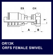 OR13K   ORFS FEMALE SWIVEL