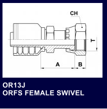 OR13J ORFS FEMALE SWIVEL